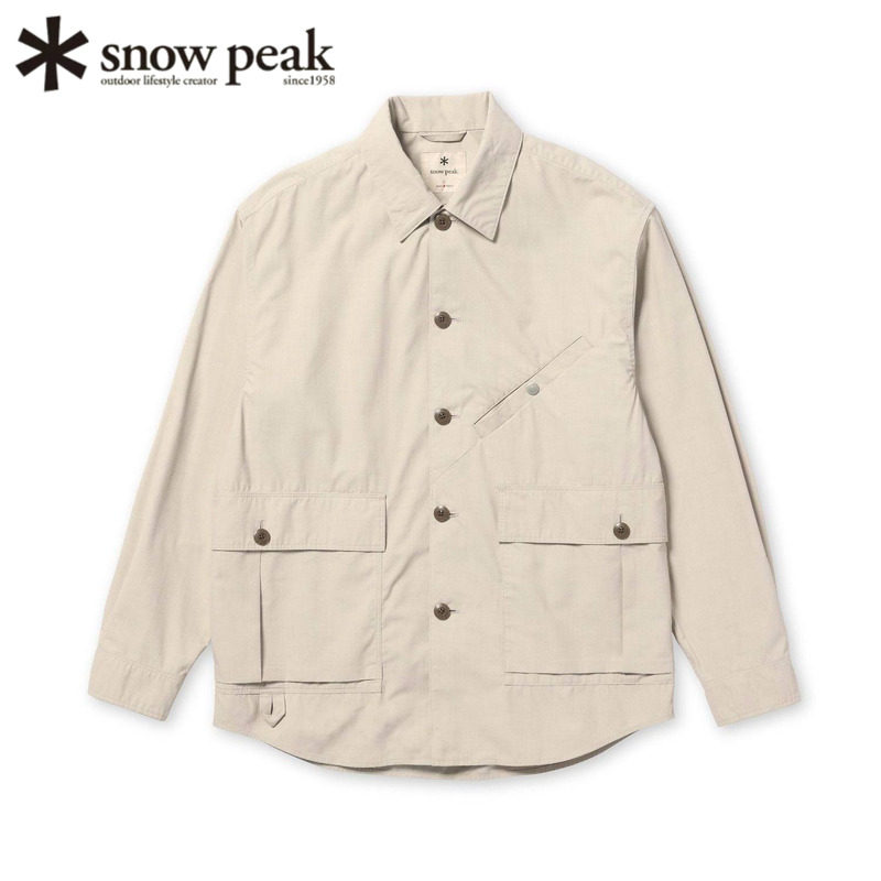 日本snowpeak雪峰阻燃户外夹克