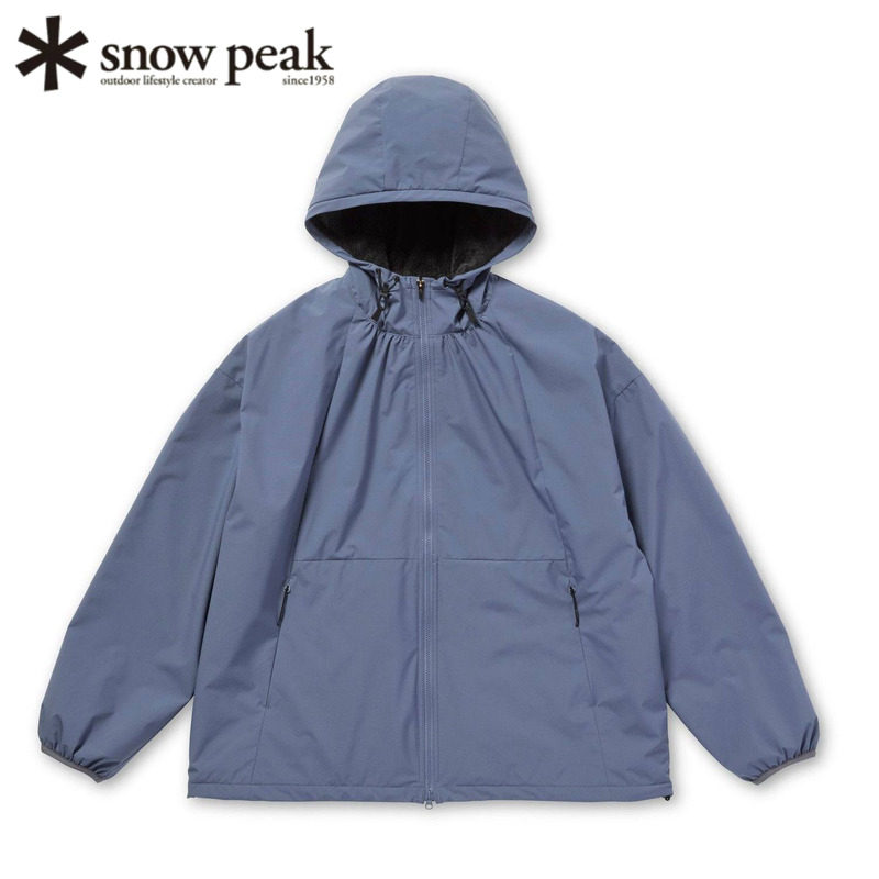 日本snowpeak雪峰连帽夹克衫女