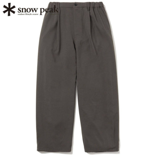 日本snowpeak雪峰宽松阔腿裤长裤