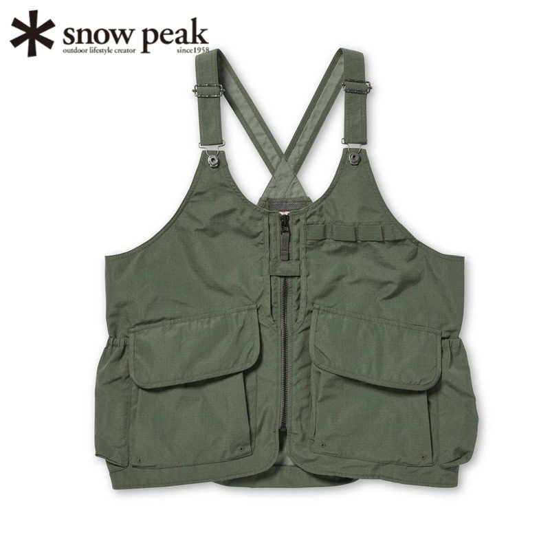 日本snowpeak雪峰户外活动背心