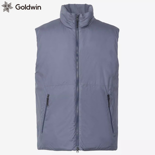 日本代购Goldwin户外保暖马甲背心男女防水透气轻便休闲24年新款