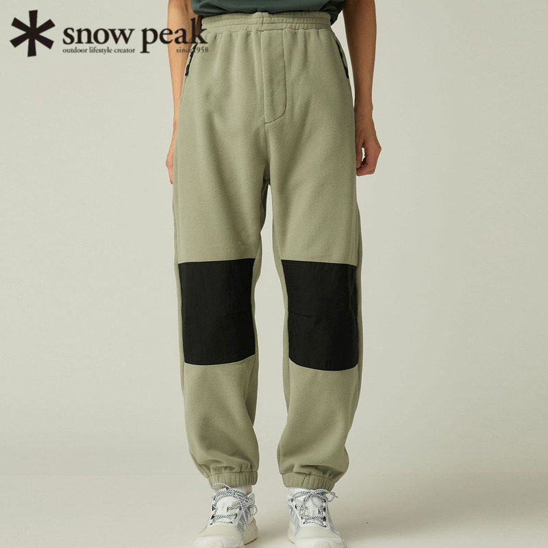 日本snowpeak雪峰秋冬抓绒长裤