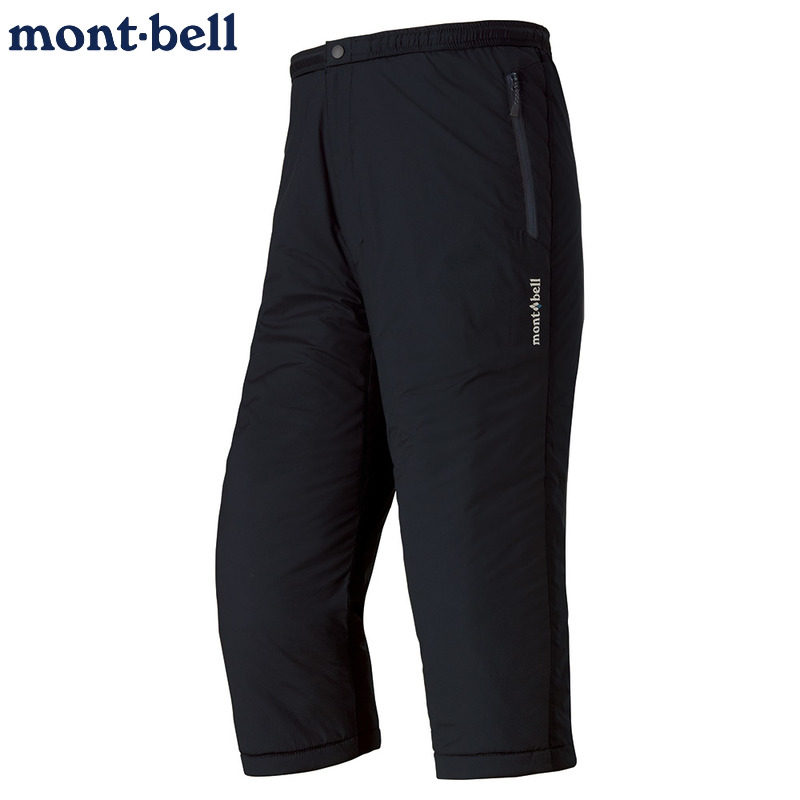 日本mont·bell七分保暖棉裤滑雪