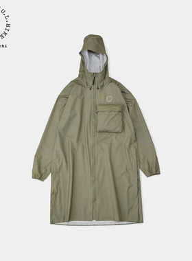 日本代购yamatomichi山之道轻量长款冲锋衣男女防水透气户外登山