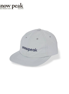 日本snowpeak雪峰logo棒球帽户外