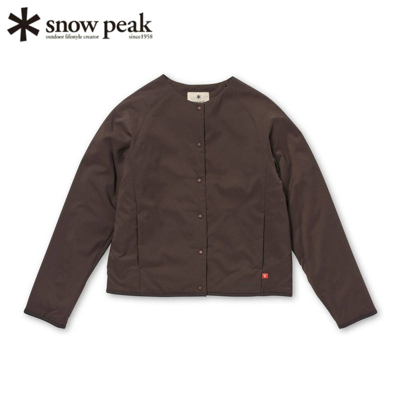 日本snowpeak雪峰女士保暖开衫