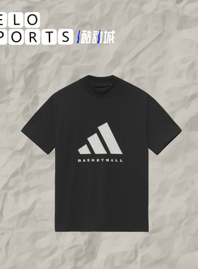 甜瓜体育adidas Chapter 03针织纯色宽松圆领短袖T恤 黑色Ir8492