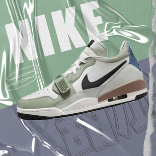 LOW 312 Legacy 白绿色 防滑耐磨低帮复古篮球鞋 男款 潮流 Jordan