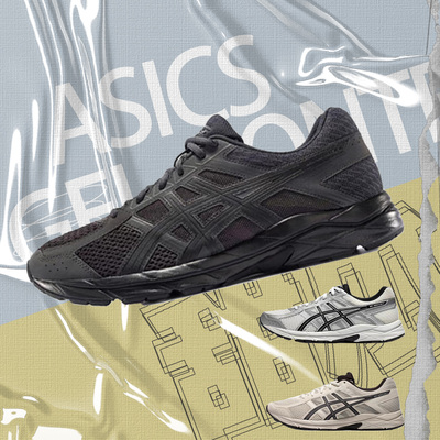 Asics亚瑟士低帮跑步鞋