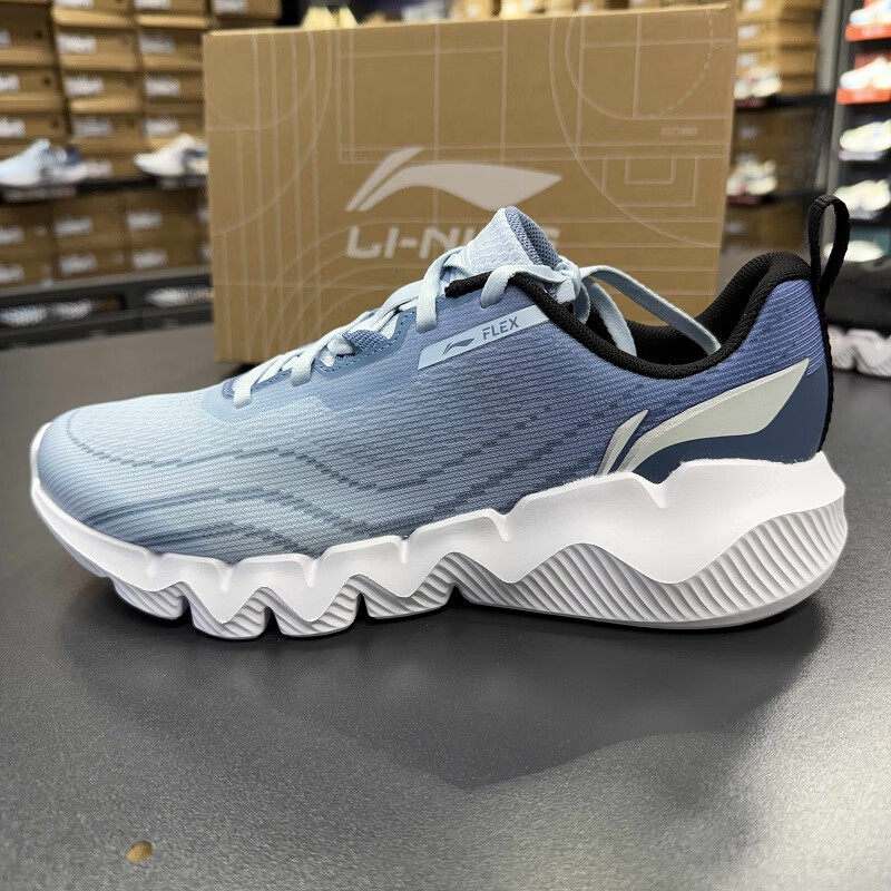 李宁男鞋休闲鞋2025夏季新款灵动跑步鞋轻便透气运动鞋AGCV283