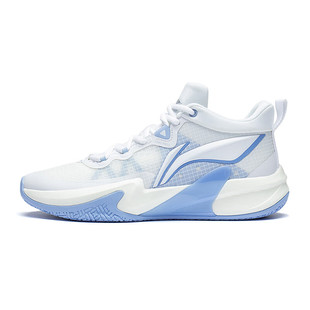 李宁篮球鞋 轻速1.0鞋 子轻便网面减震专业实战运动鞋 ABAS041 男鞋