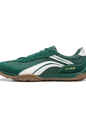 李宁女鞋心流休闲鞋2026春季新款复古德训薄底运动鞋AGCW002