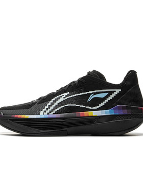 李宁蓝球鞋男鞋超轻2026春秋低帮实战缓震回弹运动鞋ABAV007