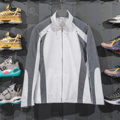 李宁外套2024春季新款男子运动休闲宽松舒适立领防风风衣AFDU017