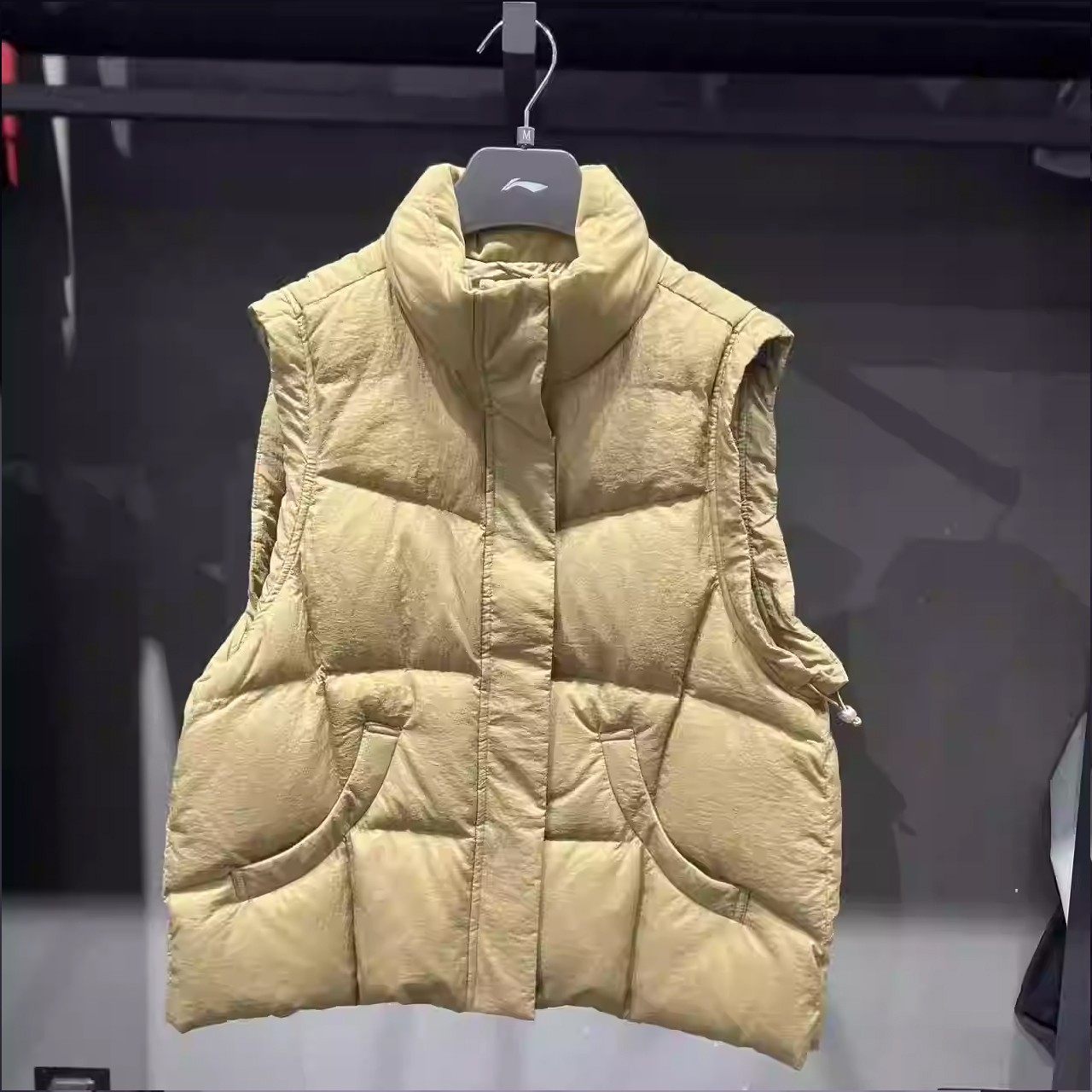 李宁羽绒马甲女夹克2025冬季宽松防泼水保暖运动外套AMRV064,运动服/休闲服装,羽绒马甲,淘宝优惠券,粉丝福利购,淘宝优惠卷