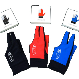 日本原装进口正品卡姆KAMUI职业选手专用三指台球手套三指手套