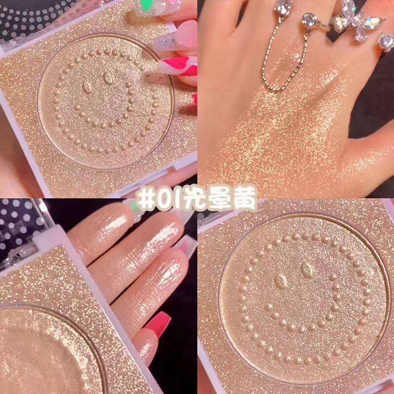 发2个不同色~玛菲可乐滋高光粉饼 ~ 无盒发货介意慎拍
