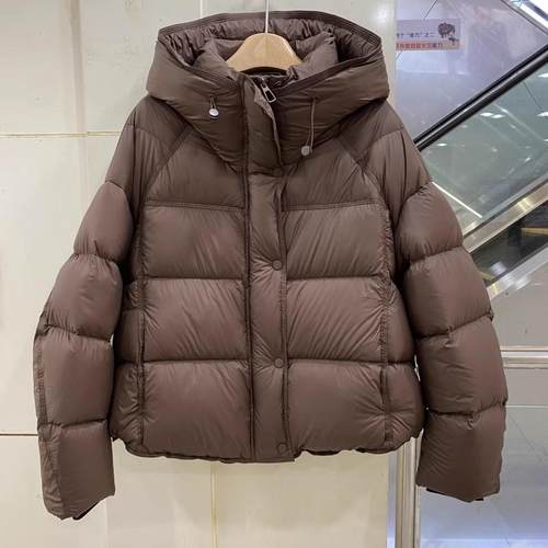 锦纶泡芙羽绒服韩版连帽