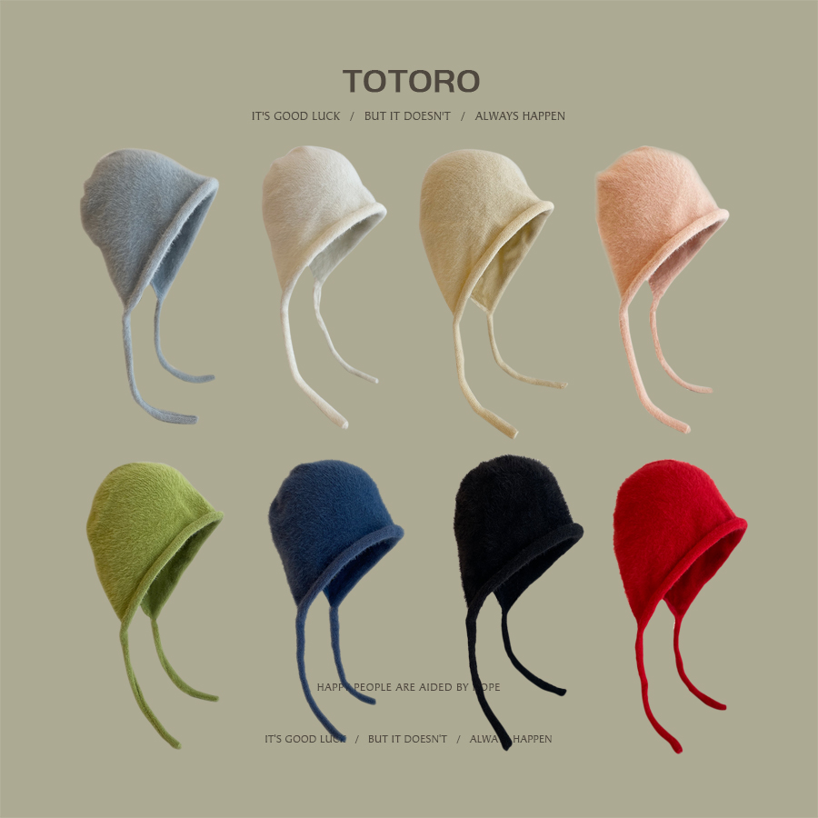 包头帽出游韩国女秋冬纯色百搭