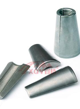 柳州M15.2钢绞线前卡式小顶内卡单顶张拉25T千斤顶工作工具夹片