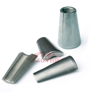 柳州M15.2钢绞线前卡式 小顶内卡单顶张拉25T千斤顶工作工具夹片