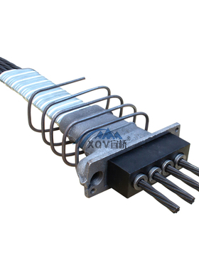 柳州厂家BJM BM15.24型 四件套扁形预应力张拉端负弯矩 横向锚具