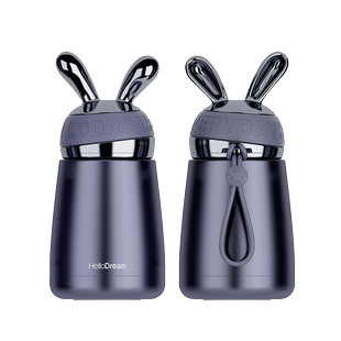 2023新款韩版可爱卡通保温杯女小兔时尚男少便携水杯节日礼品礼物