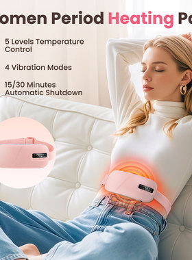 Electric Heating Pad,Portable Cordless Menstrual Heating Pad
