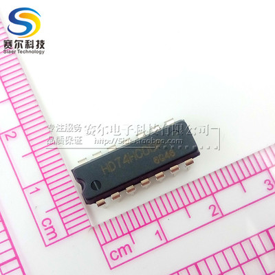 74HC00 HD74HC00P DIP封装  数字逻缉电路 DIP-14