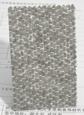 小香风含羊毛 绒 无缝墙布 苔藓绿暖黄色 客厅卧室酒店硬包布 B17