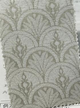 法式扇形半圆几何 无缝墙布  天蓝灰色  卧室酒店软硬包扪布 TR51