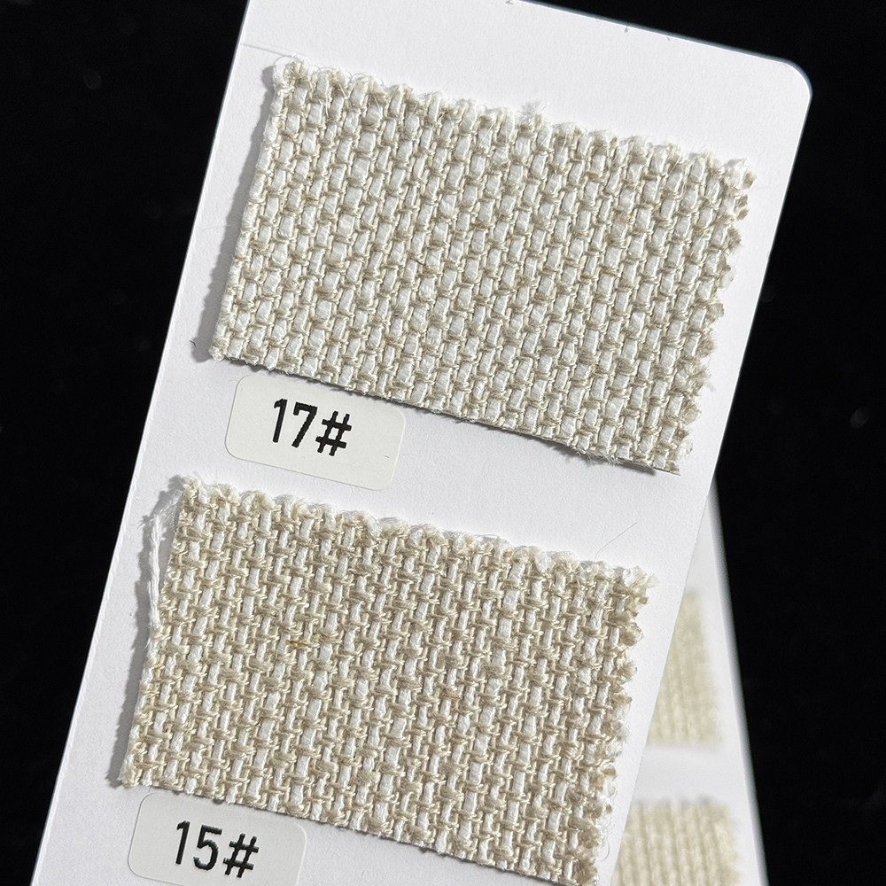 耐磨棉麻小香风混纺 无缝墙布 米色咖金色 客厅卧室酒店硬包布 Q9