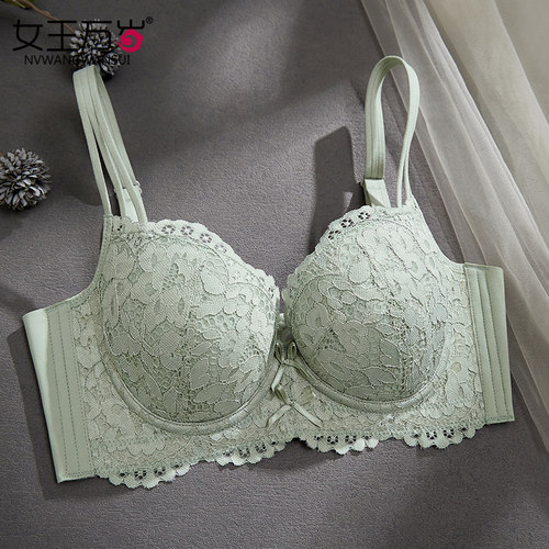 无海绵薄聚拢防下垂调整型内衣女