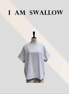 【A/M Swallow】高弹丝绵短袖T恤R-6056#002