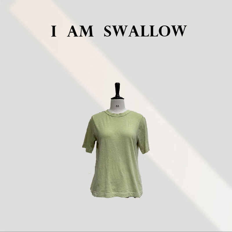 【A/M Swallow】百棉纯植物染色短袖T恤W-1024#303图片
