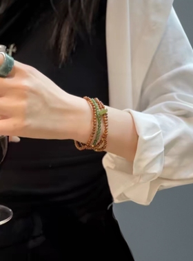 时尚手链库克和田玉百搭女生