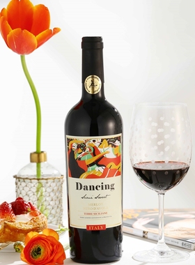 【不酸不涩 甜美顺滑】意大利进口西西里岛Dancing醉舞甜红葡萄酒