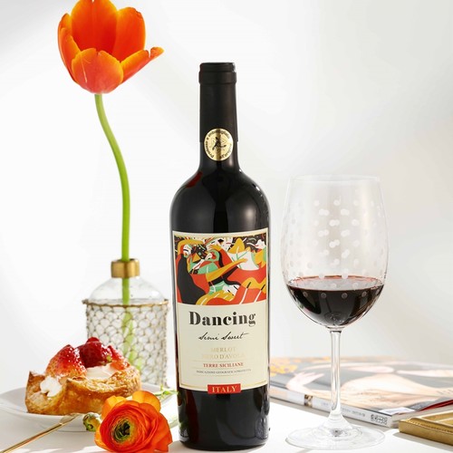 意大利进口醉舞甜红葡萄酒超好喝