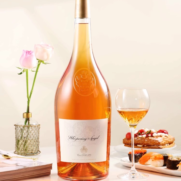 3L巨瓶收藏款|法国蝶之兰Whispering Angel天使密语桃红 葡萄窖主