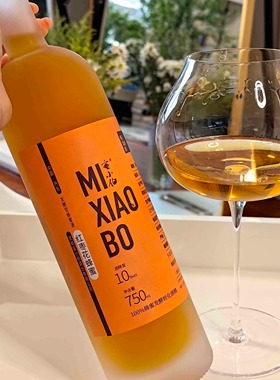 液体黄金 甜而甜腻！蜜小伯MIXIAOBO百花蜂蜜酒大瓶750ml葡萄窖主