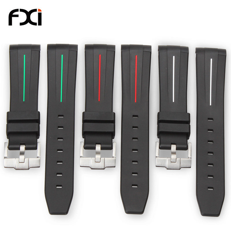 fxi Watch strap apply Longines Comcast L3 Rolex Water Monster universe Omega Seamaster Milton Comcast Seiko Water Monster Leader rubber silica gel Watch strap 20mmin the Smart devices , Smart Device Accessories , Smart Watch bracelet strap/Wristbands  category - from Buy2taobao.com to provide professional Taobao agent buy service