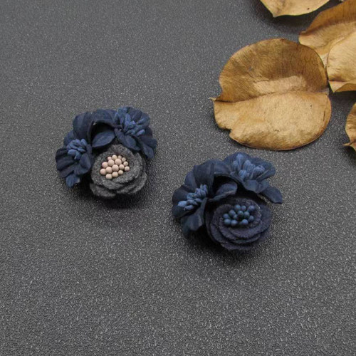 花胸针衬衫衣领披肩旗袍女