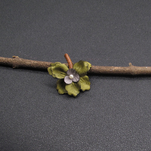 饰外套披肩旗袍配饰 胸针装 原创设计布艺复古大衣胸花个性 简约西装