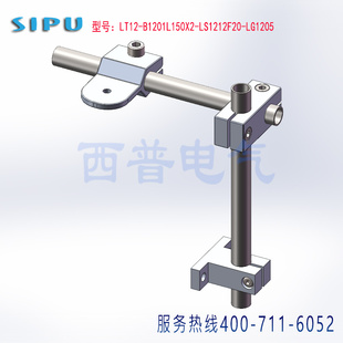M5接近开关5mm直径光电光纤传感器安装支架固定夹具螺纹安装角度