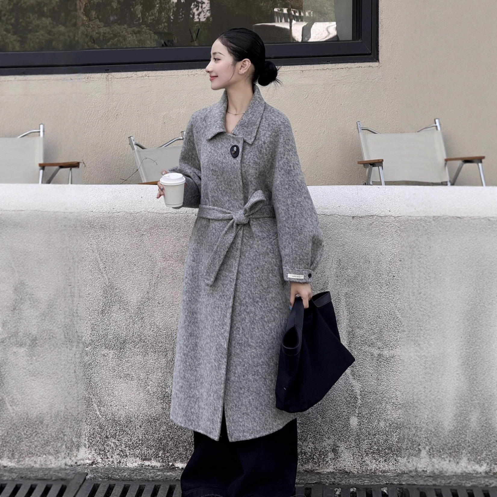 爆款时尚高端苏力羊毛大衣