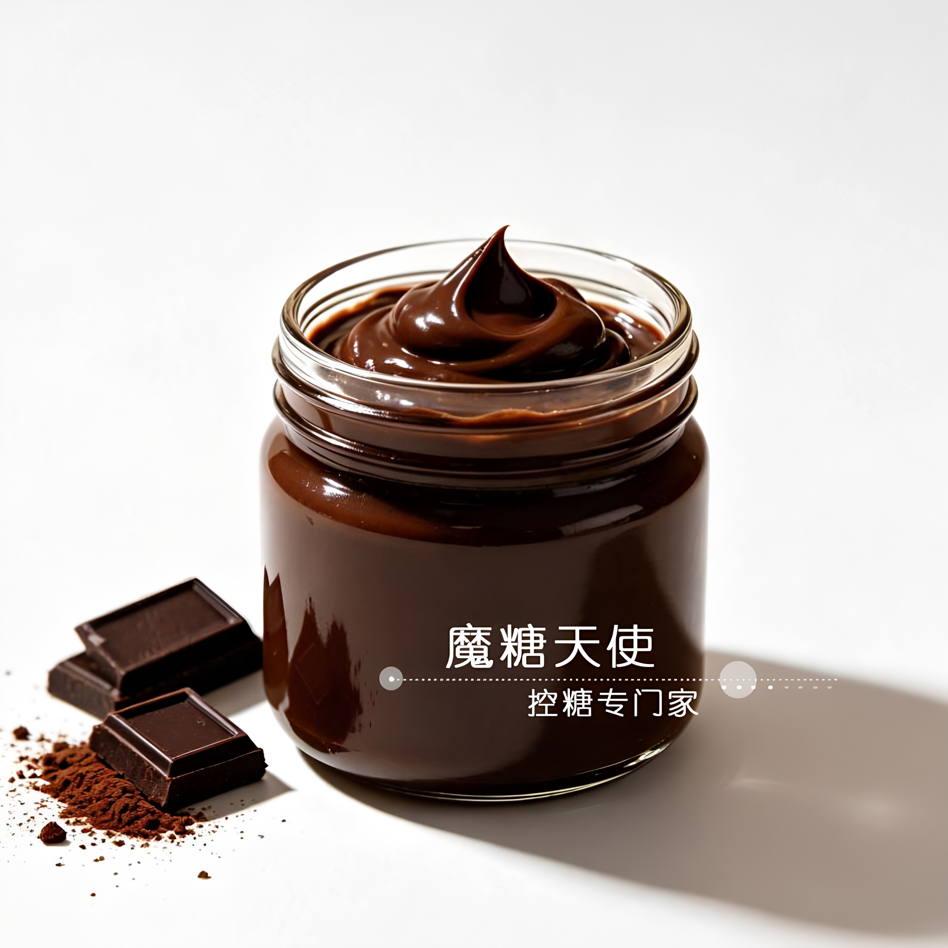 魔糖天使糖醇版代糖生巧克力酱图片