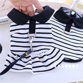 夏季 宠物泰迪比熊博美雪纳瑞小狗狗衣服猫咪小型幼犬春秋款 情侣装