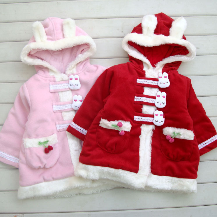 棉大衣宝宝外套大红喜庆装过年装