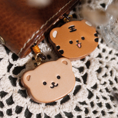 百搭挂件真皮礼物可爱手账包挂件