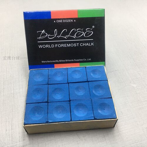 巧克粉小盒台球配件三角牌鹿牌